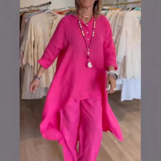 ID:2281 - Women's linen suit